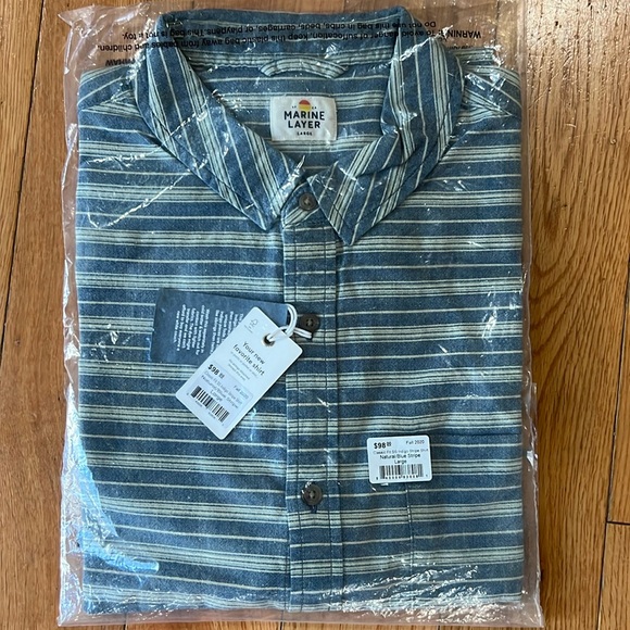 Marine Layer Button Up Short Sleeve Shirt - Picture 1 of 2